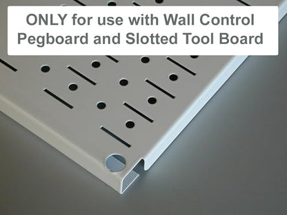 Wall Control Pegboard Organizer 4 ft. Metal Pegboard Standard Tool Storage Kit - Image 7