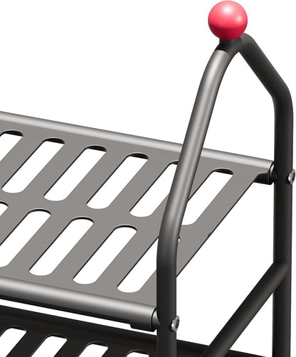 Shoe Rack, 3-Tier Shoe Organizer, Metal Storage Shelf, Shoe Rack - Image 9