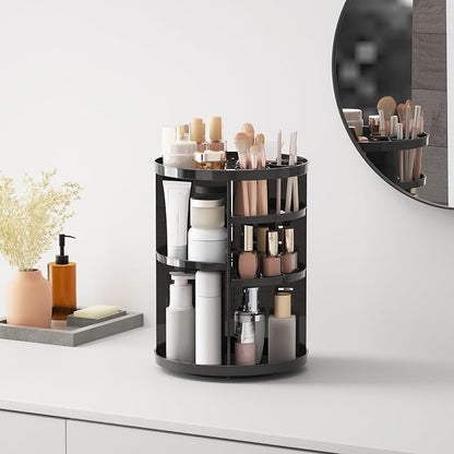 Rotating Makeup Organizer for Vanity, 360 Spinning Skincare Organizers - Image 2