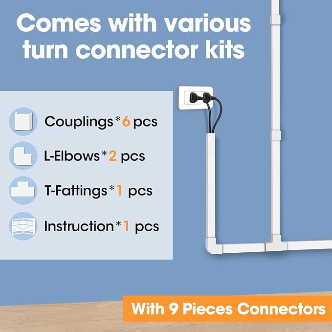 116in Cord Hider Kit, Cord Covers - Image 4
