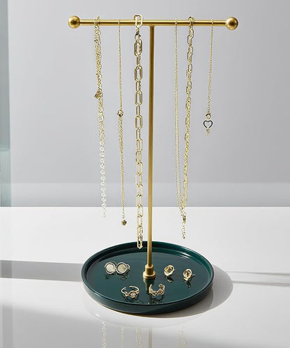 VROOMIUM Necklace Holder Stand - 6in Ceramic Base X 1ft Height - Image 7