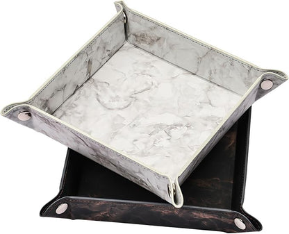 siduater Valet Tray Desktop Storage Organizer – Vegan Leather Catchall Bedside - Image 2
