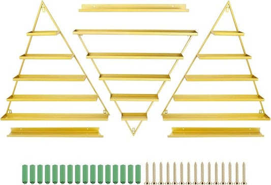 6PCS Nail Polish Racks, 5 Tiers Heart-Shaped Cosmetic Display Racks, Triangular by Lidhujnk