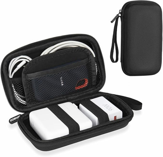 Ginsco Hard Shell Protection Case Electronic Accessories Organizer Pouch by Ginsco