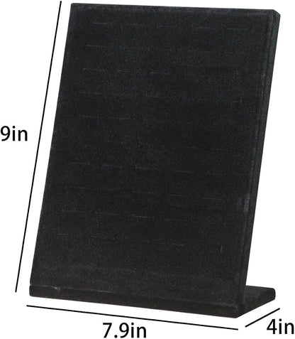 Ring Board Display Stand, Velvet Jewelry Earring Organizer Holder - Image 7