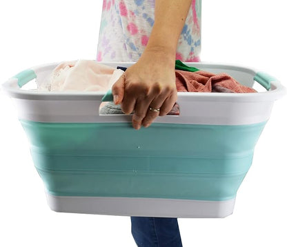 SAMMART 30L Collapsible Plastic Laundry Basket - Image 7