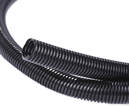 Alex Tech 25ft - 1/4 inch Split Wire Loom Tubing - Black by AlexTech