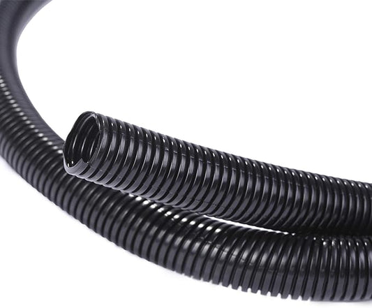 Alex Tech 25ft - 1/2 inch Split Wire Loom Tubing - Black by AlexTech