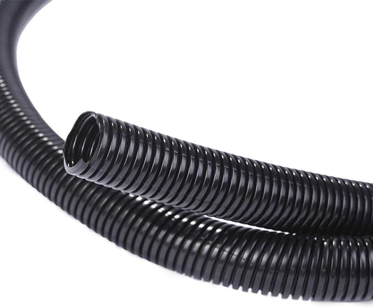 Alex Tech 50ft - 1/4 inch Split Wire Loom Tubing - Black by AlexTech