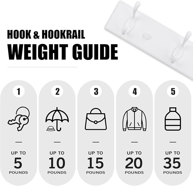 Wooden Coat Rack, Wall-Mounted Organizer - Image 5