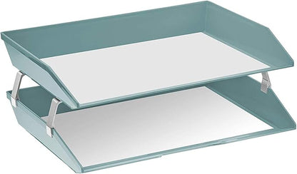 Acrimet Facility 2 Tier Letter Tray, Side Load, Letter Size/A4, Desktop File - Image 2
