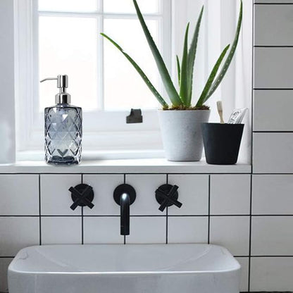 JASAI Diamond Design Glass Soap Dispenser - Image 5