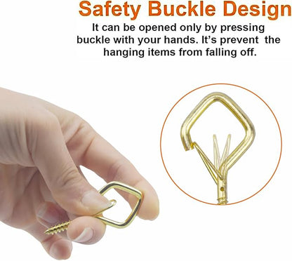 35PCS Eye Screw Hooks for Hanging Heavy Duty - Image 4