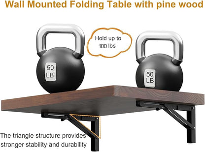 IAE Wall Mounted Folding Table - Image 4