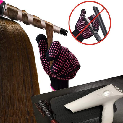 Heat Resistant Silicone Glove and Mat Set - Image 3