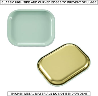 HOKirin Metal Tray with Soft Magnetic Lid, Metal Small Tray with Spill Proof - Image 4