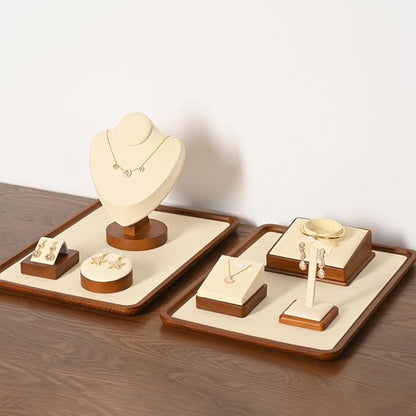 Jewelry Tray Solid Wood Display Stand Earrings Jewelry Earrings Display Tray - Image 2