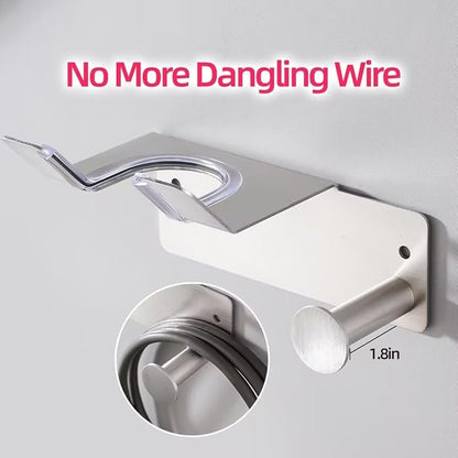 Hair Dryer Holder, Hair Dryer Holder Wall Mounted, Self Adhesive Blow Dryer - Image 4