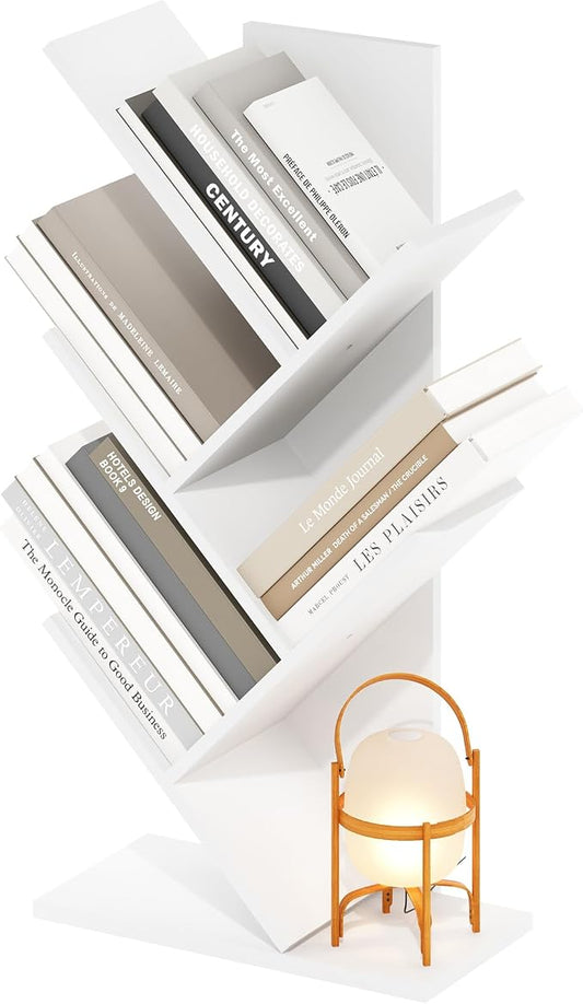 Furinno Tree Book Shelf, 5-Tier Bookshelf, Tree Bookcase by Furinno-FitsYourSpaceFitsYourBudget