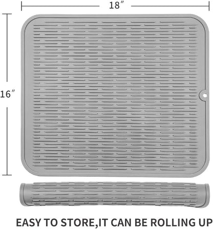 Silicone Dish Drying Mat for Multiple Usage, Easy clean, Eco-friendly, - Image 2