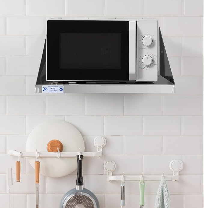 Hally Stainless Steel Microwave Shelf 18"x24" 185 lb, NSF Commercial Heavy Duty - Image 7