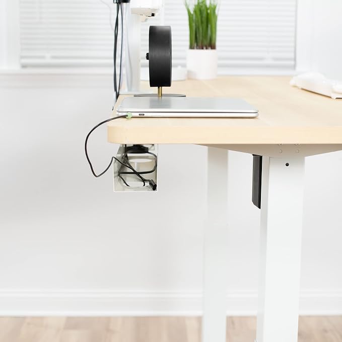 VIVO 2 Pack Under Desk 17 inch Cable Management Tray, Cord Organizer, Home - Image 9