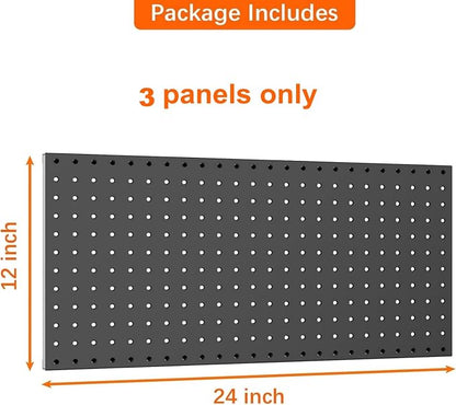 WALMANN Metal Pegboard Panels for Wall Garage Tools Storage Pegboard for Garage - Image 3