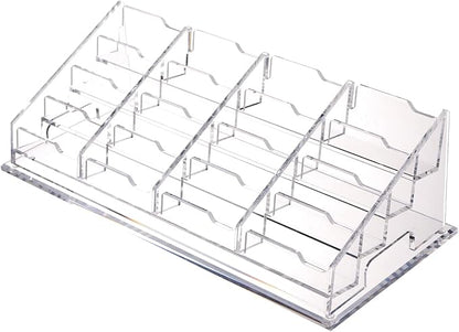 YUXUN 16 Slots Acrylic Business Card Holder - Image 8