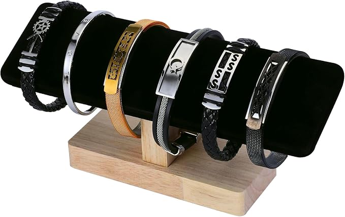 Wooden Watches Display Stands Base Watch Necklace Bracelet Organizer Rack by RefinedQualityQuestMarvels