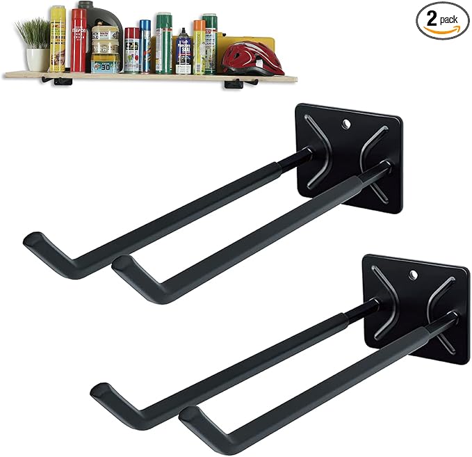 Ultrawall Garage Storage Hooks, Heavy Duty Steel Tool Organizer, 12.4 Inch Wall by UltrawallGarageTools