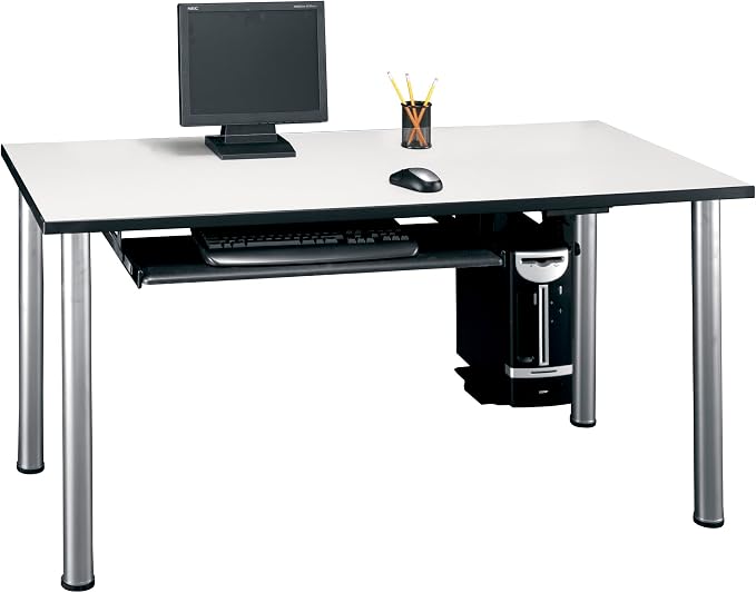 Bush Business Furniture Universal Keyboard Shelf in Black, Desk Accessories - Image 2