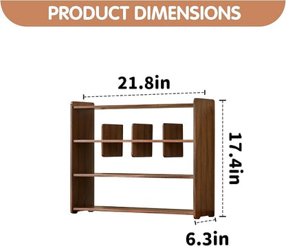 Coffee Cup Holder for Countertop Walnut Wood Coffee Mugs Holder for Kitchen Mug - Image 2
