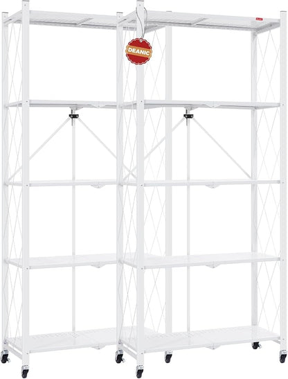 DEANIC 5 Tier Foldable Storage Shelves by ShowNow