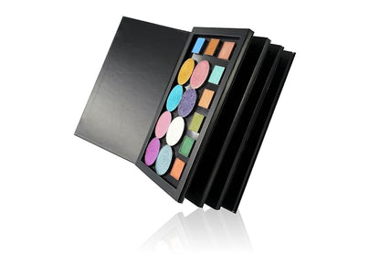 Coosei 4-Layer Book Shaped Magnetic Eyeshadow Palette Empty Makeup Storage Box by CooseiOfficialMakeup
