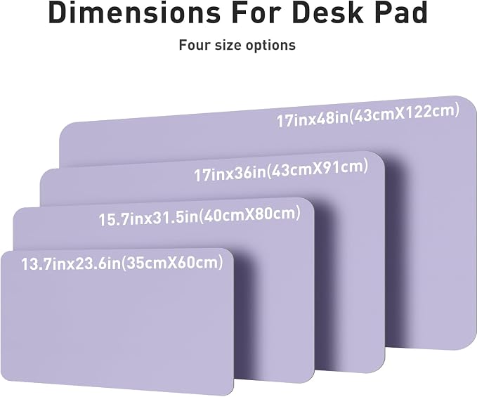 Leather Desk Pad Protector, Mouse Pad, Office Desk Mat, Non-Slip PU Leather - Image 7