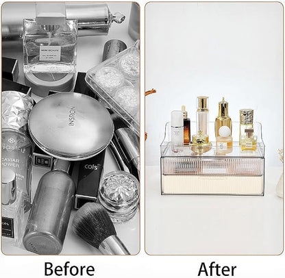 Makeup Organizer Countertop Large Cosmetic Display Cases Cosmetic Organizer - Image 3
