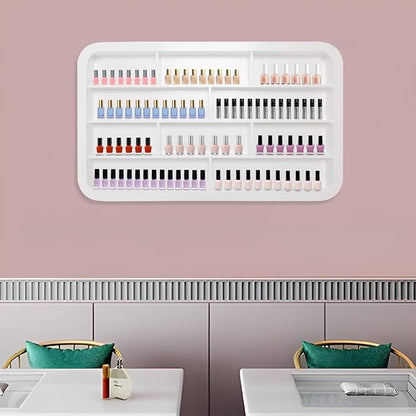 Wall Mounted Nail Polish Racks 4 Tier Hanging Nail Polish Storage Holder - Image 2