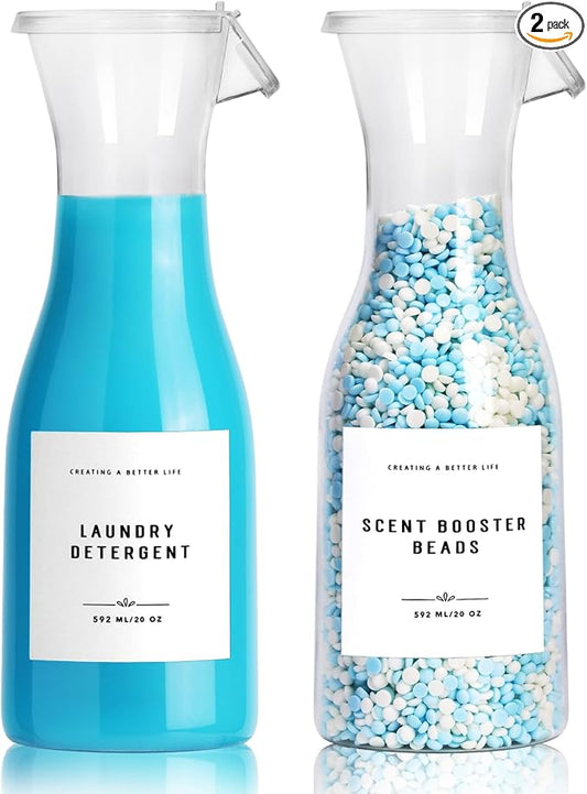 Laundry Detergent Dispenser Bottle 20oz by GIXSEGIE