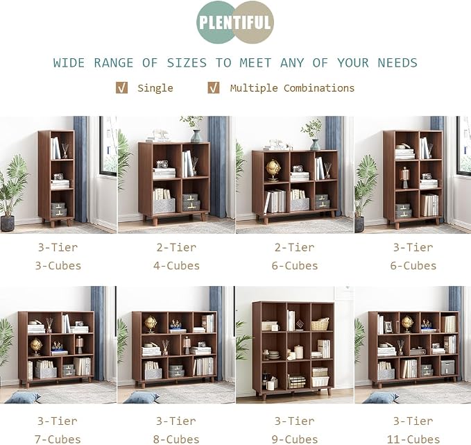 IOTXY Freestanding Open Cubes Bookcase - Image 6