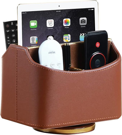 YAPISHI Remote Control Holder, Swivel Desk Organizer and Accessories Decorations by YAPISHI