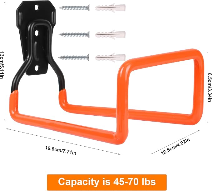 Garden Hose Holder Wall Mount Heavy Duty Garden Hose Hanger Free Standing Metal - Image 7