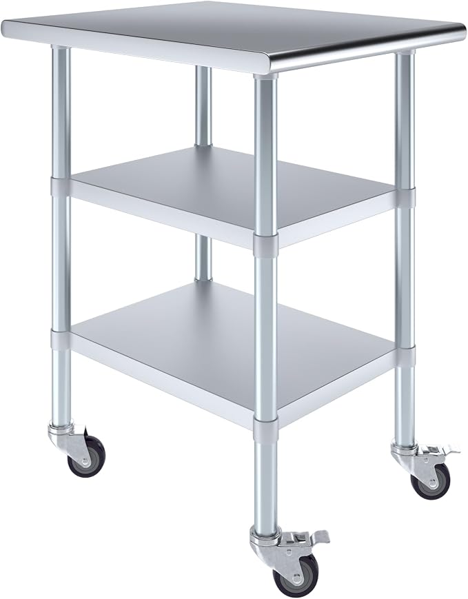 AmGood Stainless Steel Work Table by AmGood