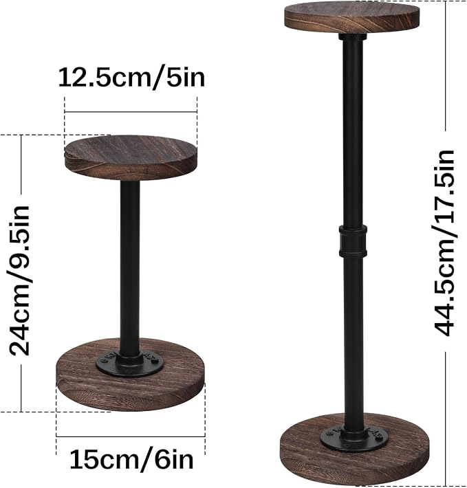2 Pcs Tabletop Hat Stand Cap - Image 2