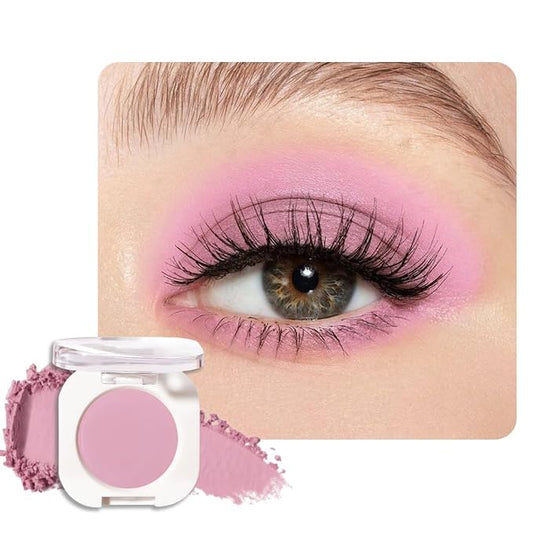 Light Pink Peach Single Matte Eyeshadow Makeup, Neutral Powde Eye Shadow by HHLTOH