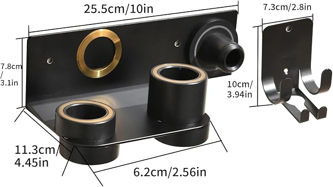 Hair Dryer Holder Wall Mount for Dyson Supersonic Airwrap Hair Dryer, Wall - Image 5