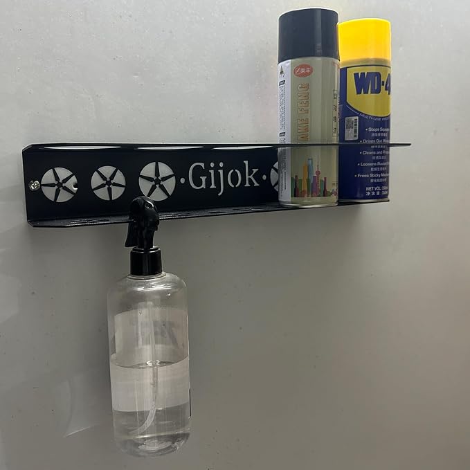 4 Pack Five Cans Wall-Mounted Steel Aerosol Spray Can Holder, Steel Wall Mount - Image 2