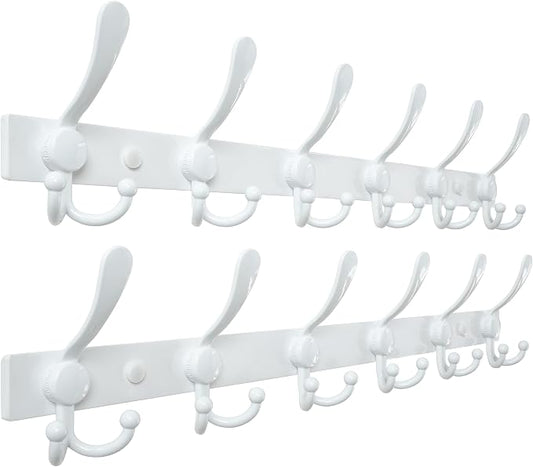 Dseap Coat Rack Wall Mount 2.0 Pro: 24” Long, 3X Tougher, Heavy Duty Stainless by Dseap
