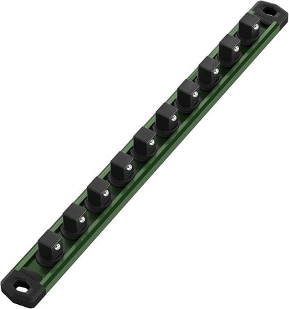 WORKPRO Magnetic Socket Organizer, 1/2-Inch Drive Aluminum Alloy Socket Rail by WORKPRO