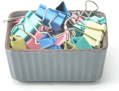 Ceramic Paper Clip Holder 2 PCS Set, Square Paper Clip Dispenser Organizer - Image 4