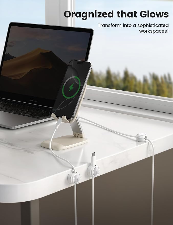 12Pack Magnetic Cable Clips Cord Organizer - Image 5